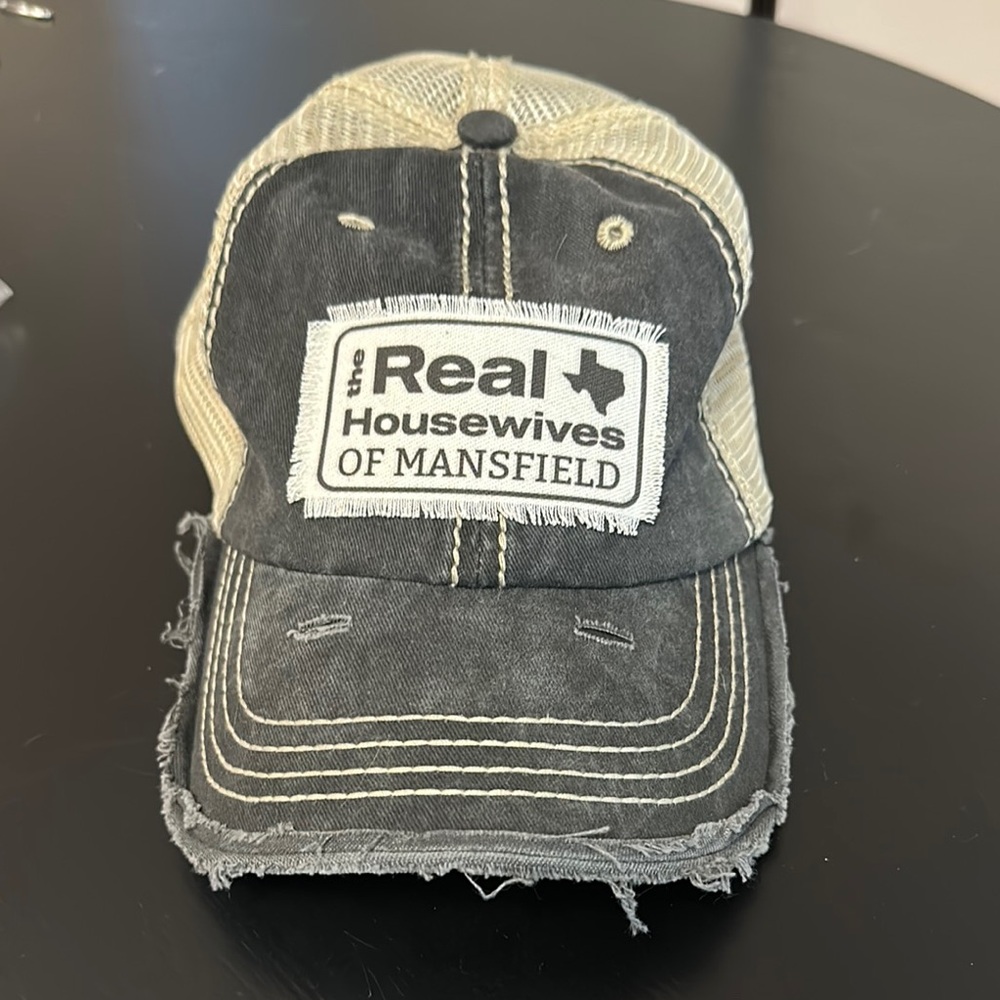 Real Housewives of Mansfield TX Distressed Ball Cap